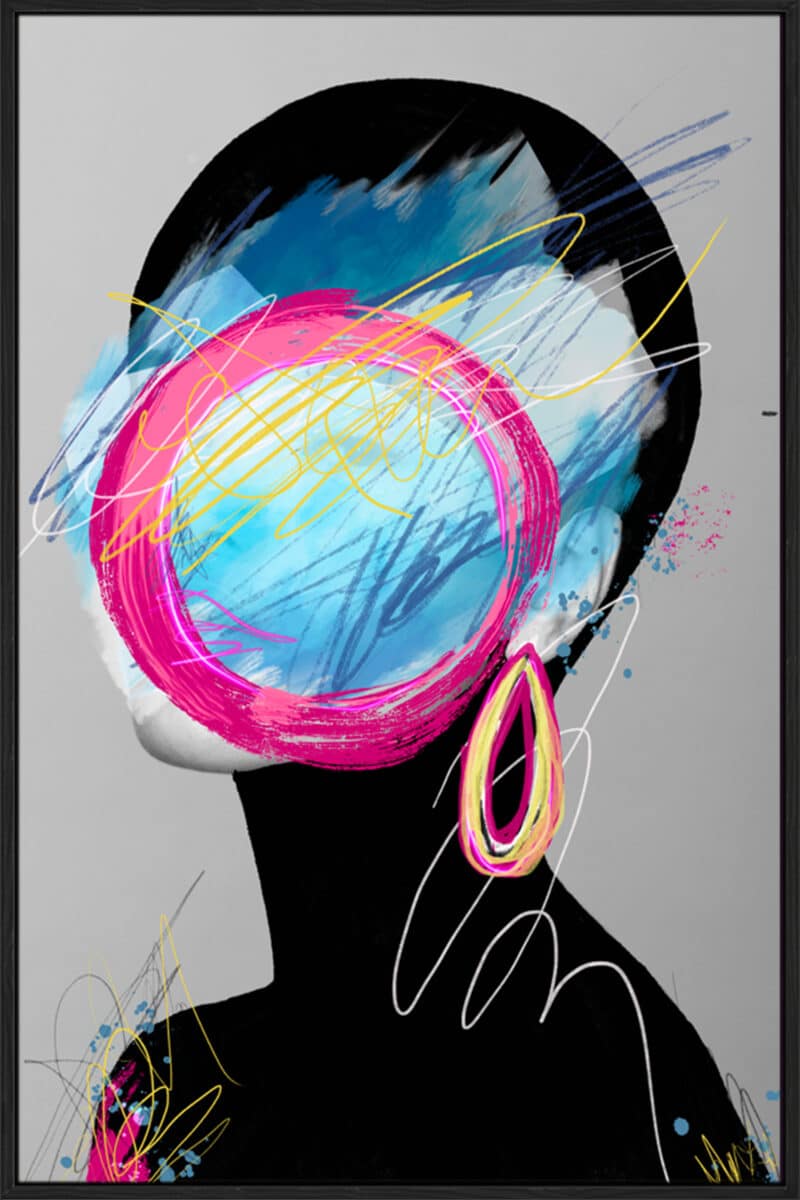 Adel - Canvas Gallery Black