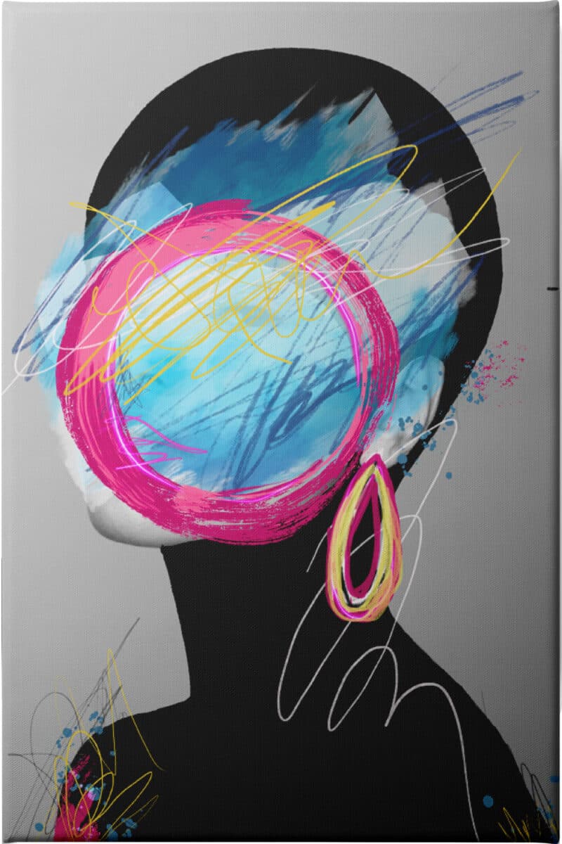 Adel - Unframed Canvas Unframed Canvas