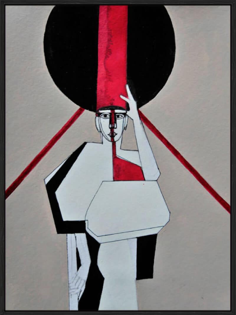 Avantgarde II - Canvas Gallery Black