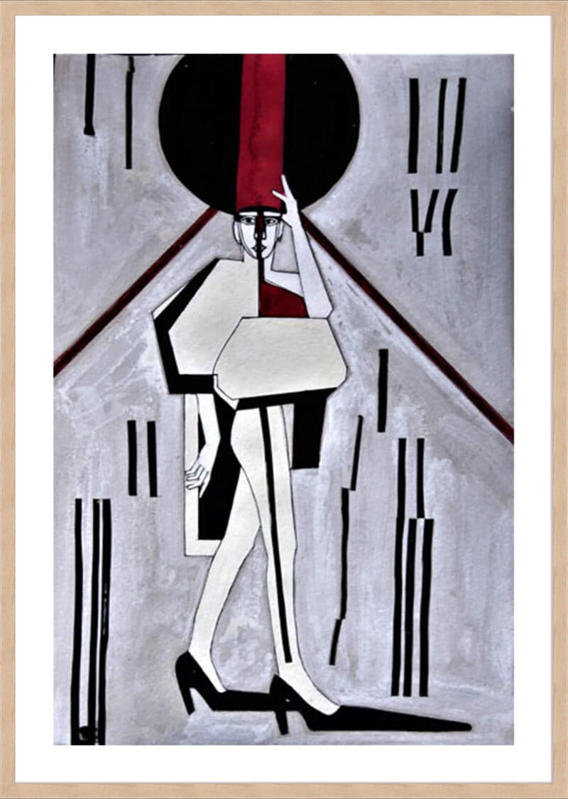 Avantgarde I - 5cm White Border Box Natural