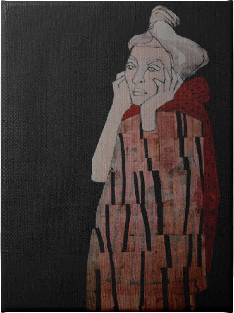 Black Stripes - Unframed Canvas Unframed Canvas