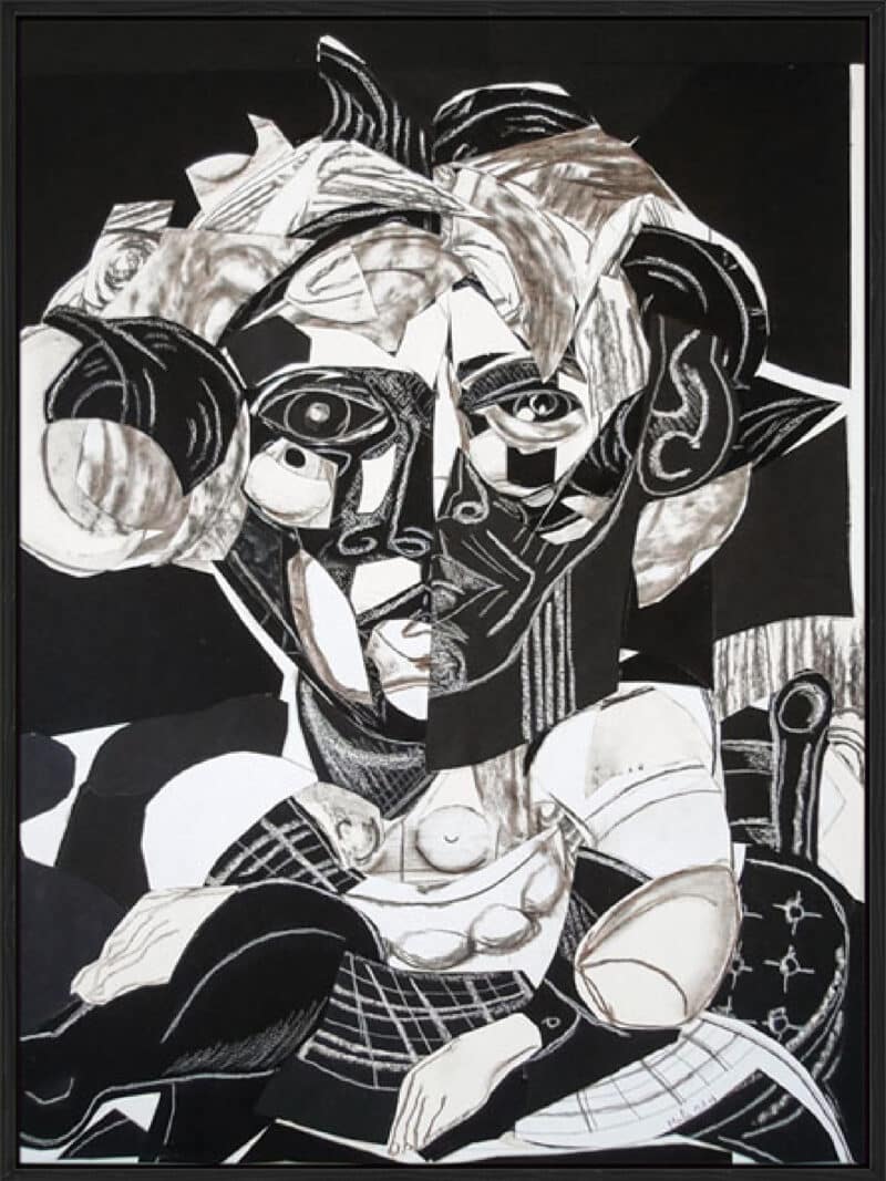 Black and White II - Canvas Gallery Black