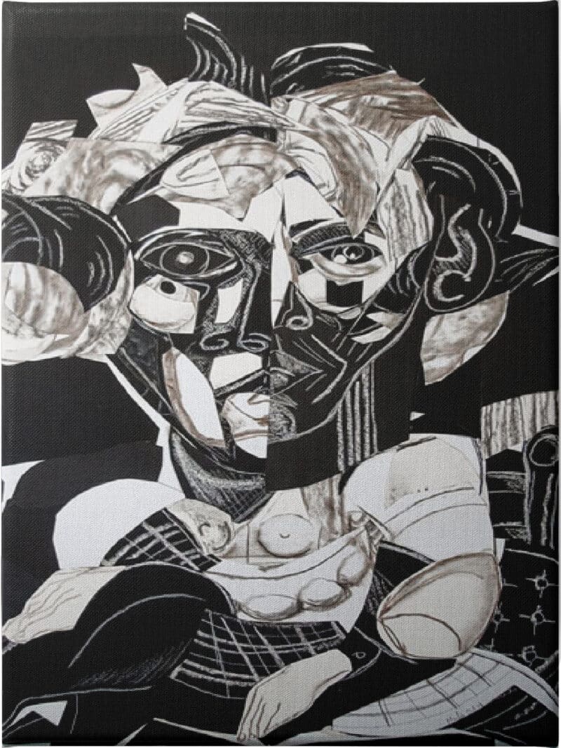 Black and White II - Unframed Canvas Unframed Canvas