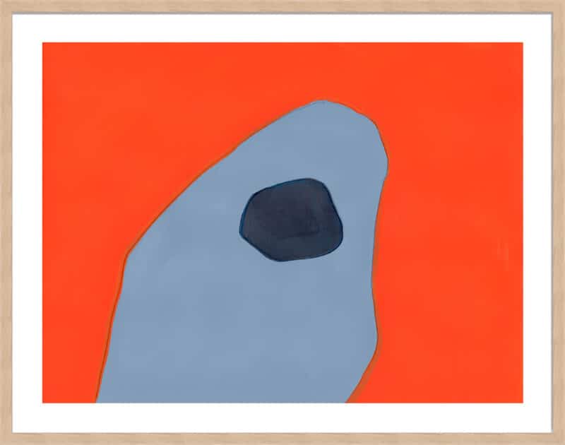 Color Ridges #2 - 5cm White Border Box Natural