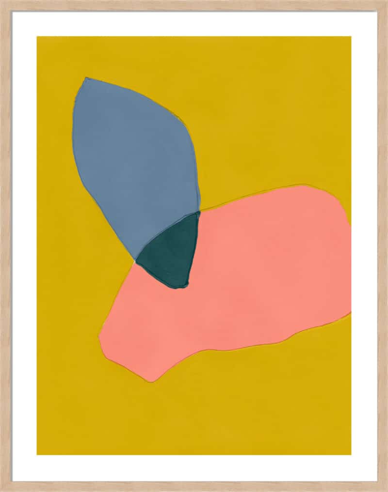 Color Ridges #4 - 5cm White Border Box Natural