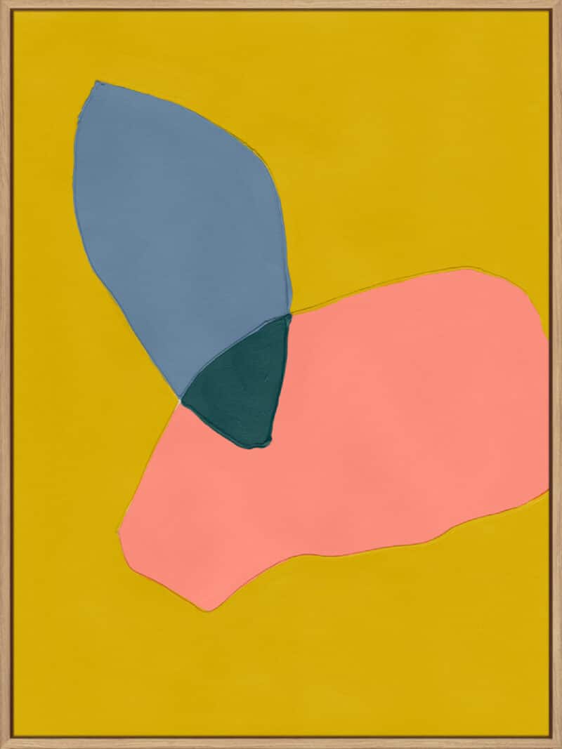 Color Ridges #4 - Canvas Gallery Natural