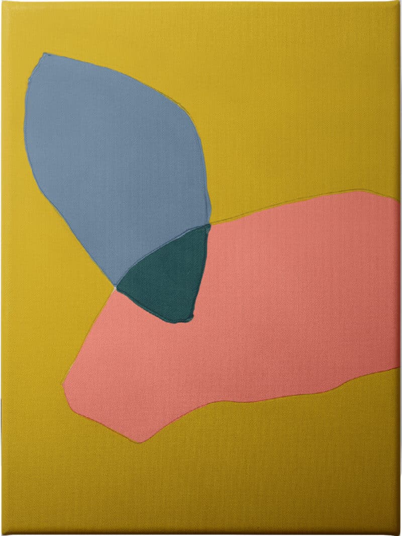 Color Ridges #4 - Unframed Canvas Unframed Canvas