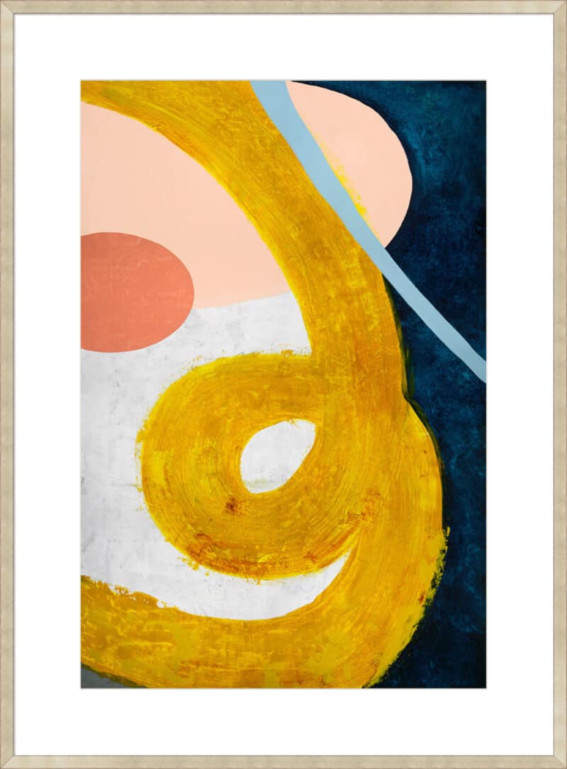 Cursivo 3 - 10cm Mount Board Sm. Box Champagne