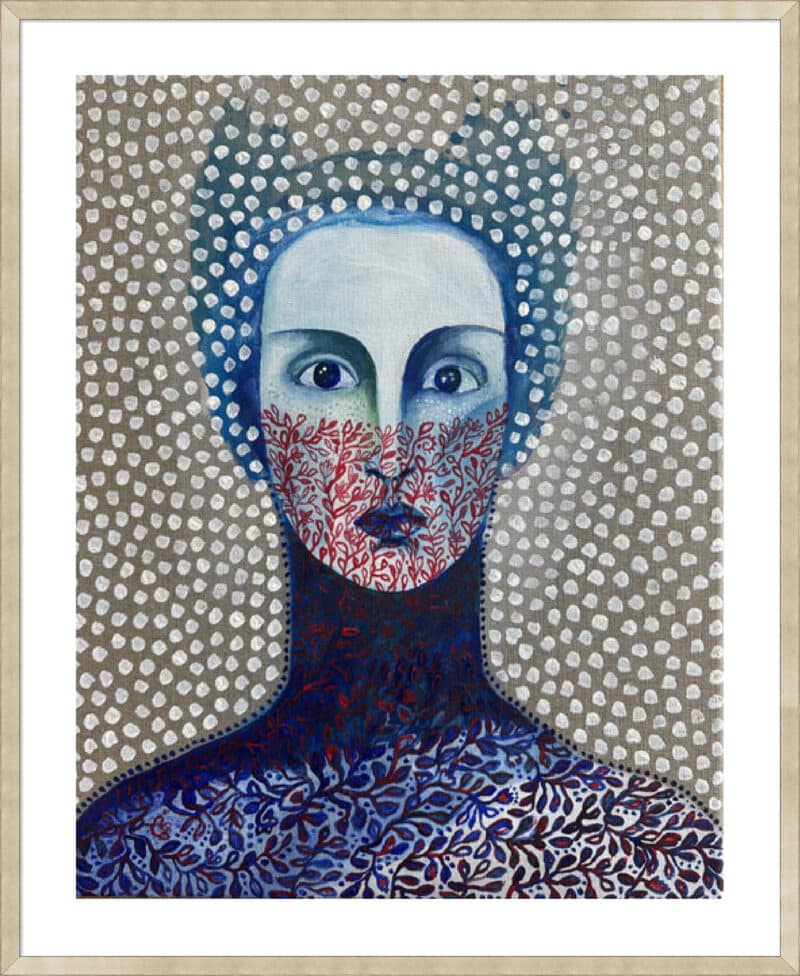 dream world 5cm white border sm. box champagne