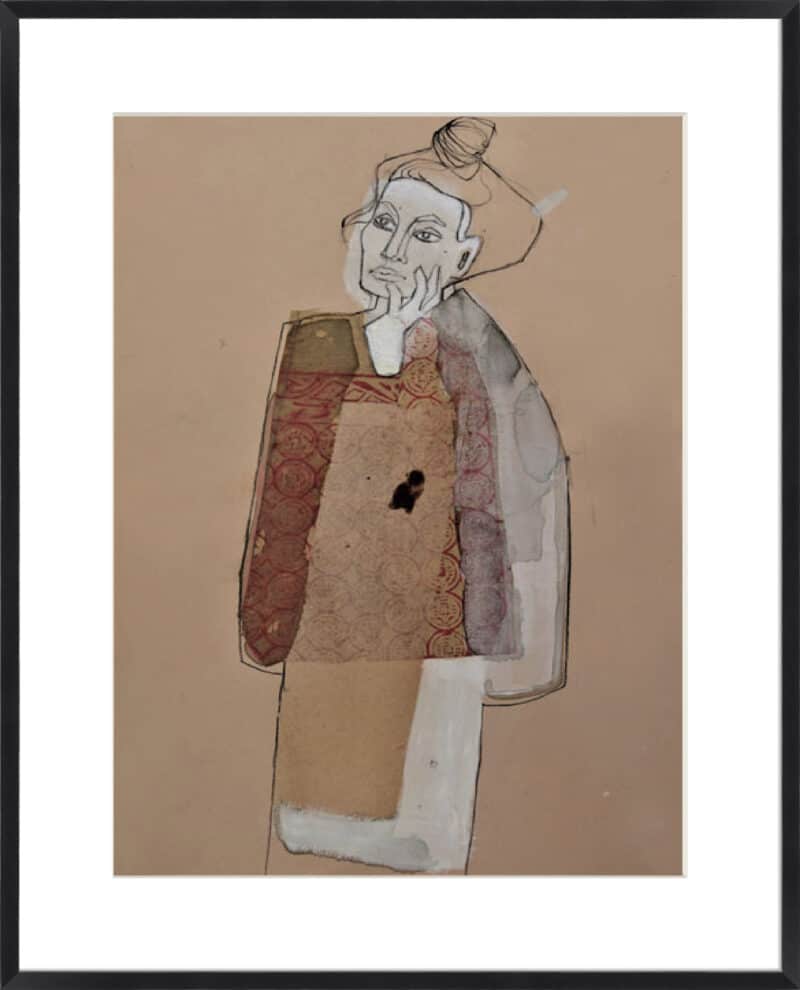 Egon Schiele - 10cm Mount Board Box Black