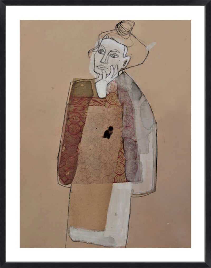 Egon Schiele - 5cm White Border Box Black