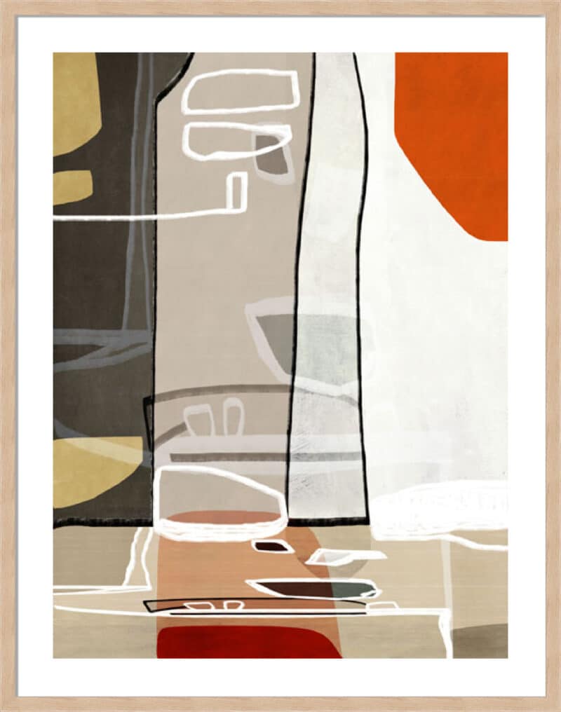 Feeling Free - 5cm White Border Box Natural