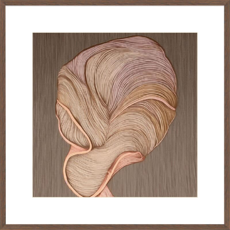 Flora II - 10cm Mount Board Box Walnut