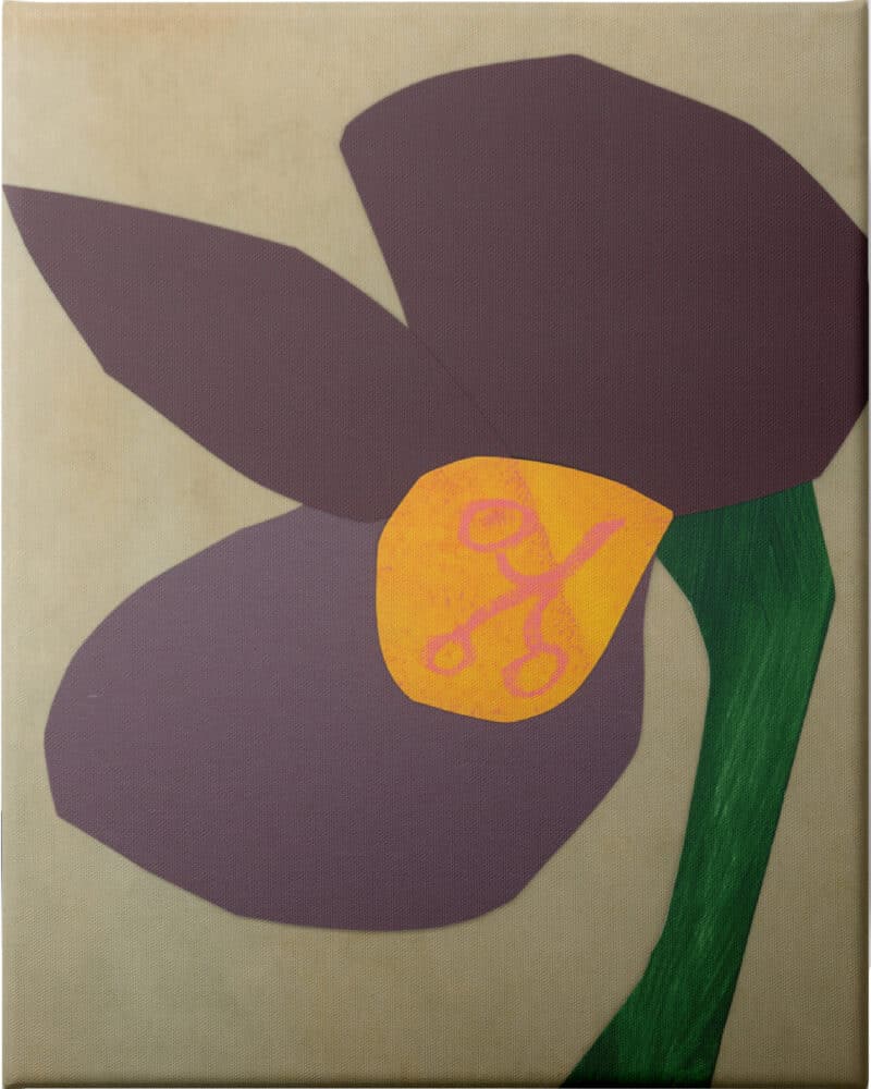 Flower Collage 10 - Unframed Canvas Unframed Canvas