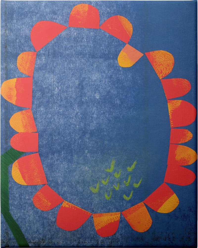 Flower Collage 5 - Unframed Canvas Unframed Canvas