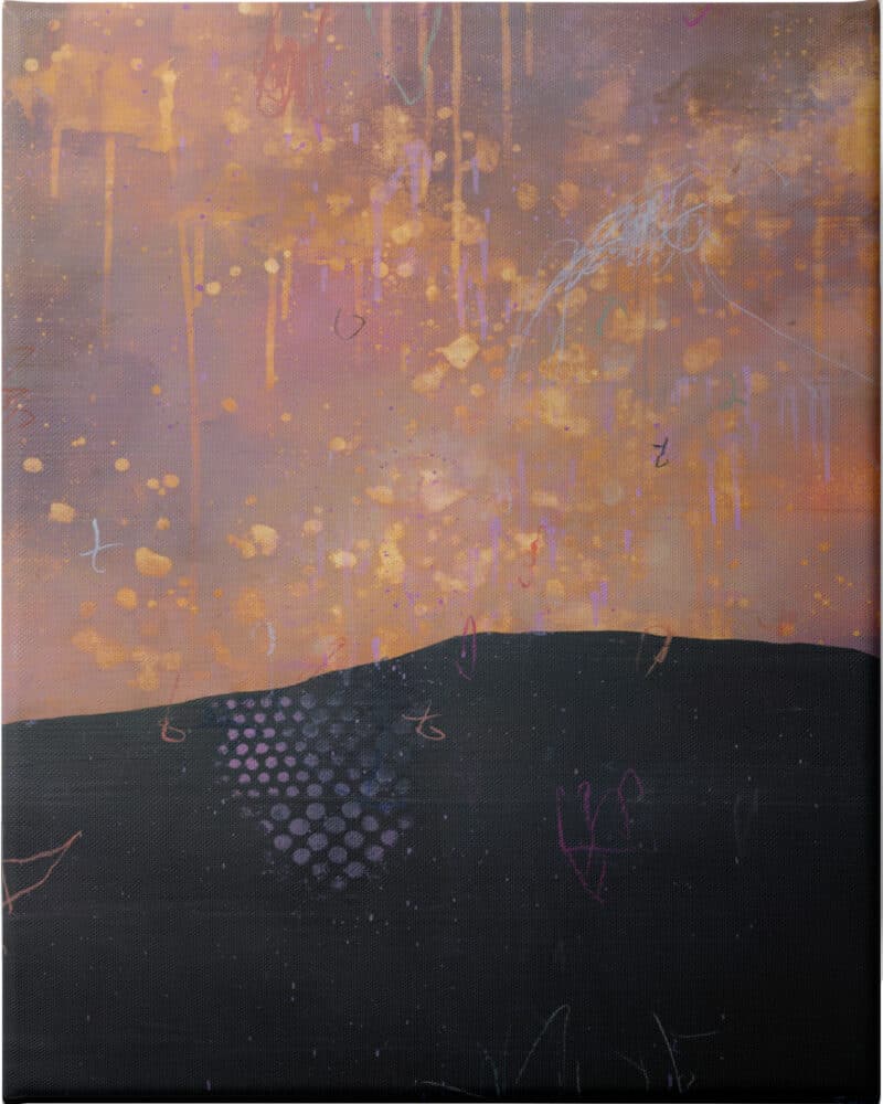 Galaxies Landscape 2 - Unframed Canvas Unframed Canvas