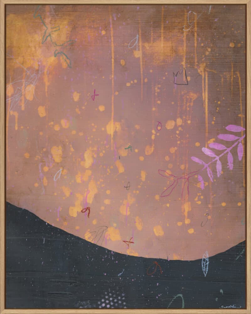 Galaxies Landscape 3 - Canvas Gallery Natural