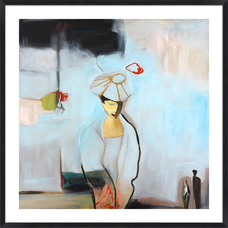 Geisha - 5cm White Border Box Black