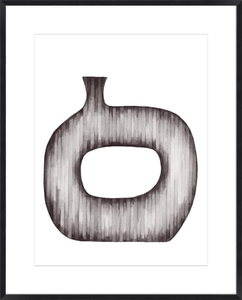 Gradient Curves 1 - 10cm Mount Board Box Black