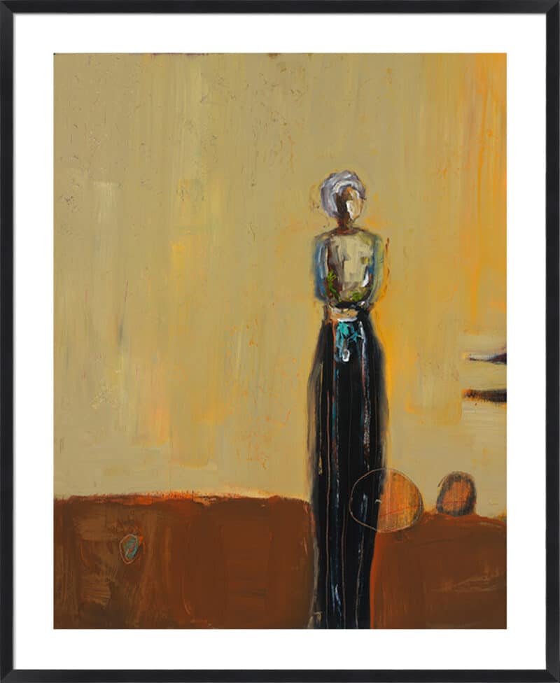 Ivy II - 5cm White Border Box Black