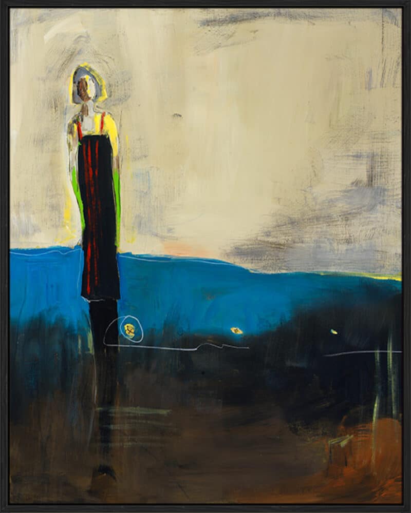 Ivy I - Canvas Gallery Black