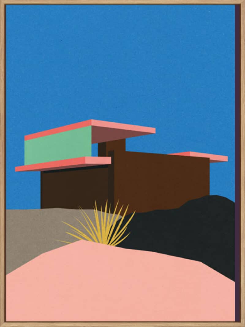 Kaufmann Desert House - Canvas Gallery Natural