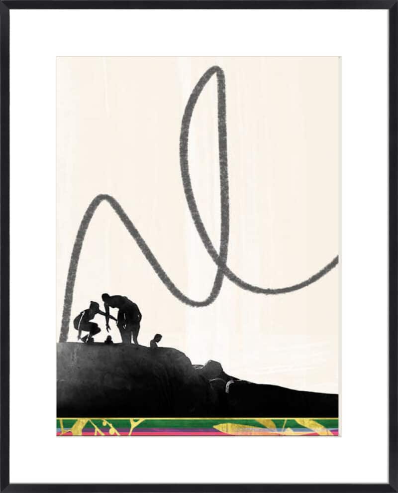 Kite - 10cm Mount Board Box Black