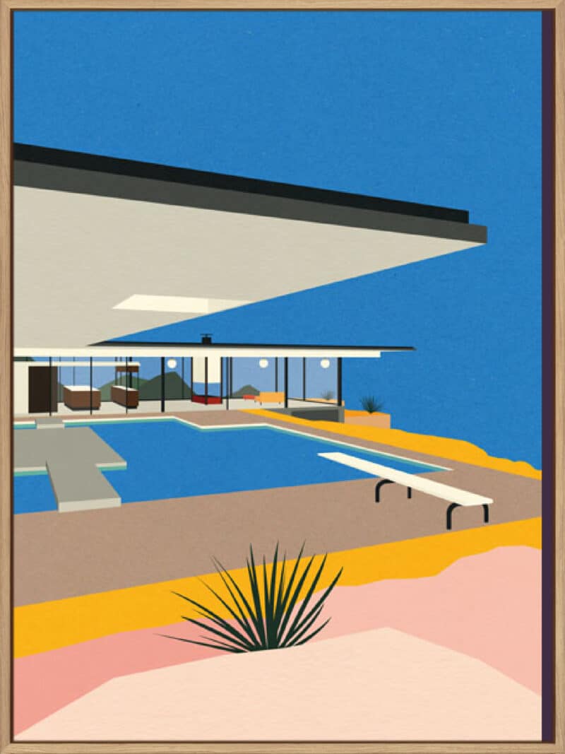 La Stahl House - Canvas Gallery Natural