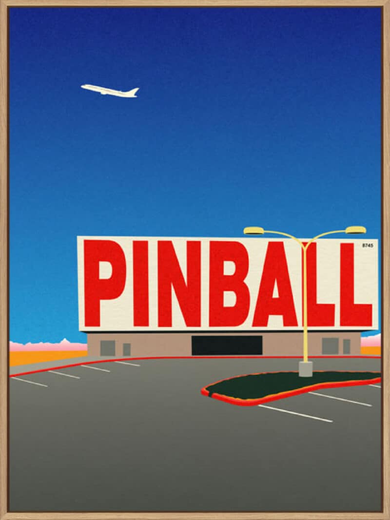 Las Vegas Pinball - Canvas Gallery Natural