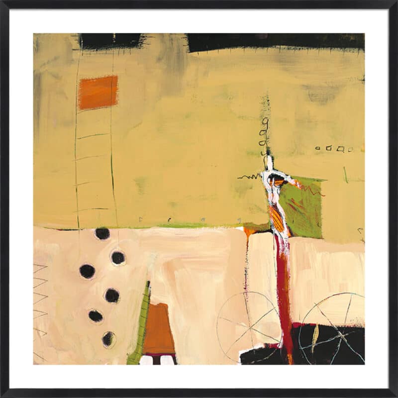 Le Circ II - 5cm White Border Box Black