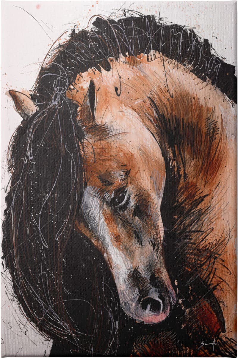 Majestic pose - Unframed Canvas Unframed Canvas