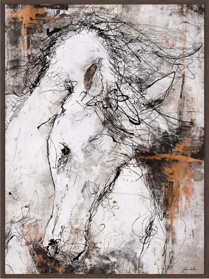 Make a Splash 1 - Canvas Gallery Walnut