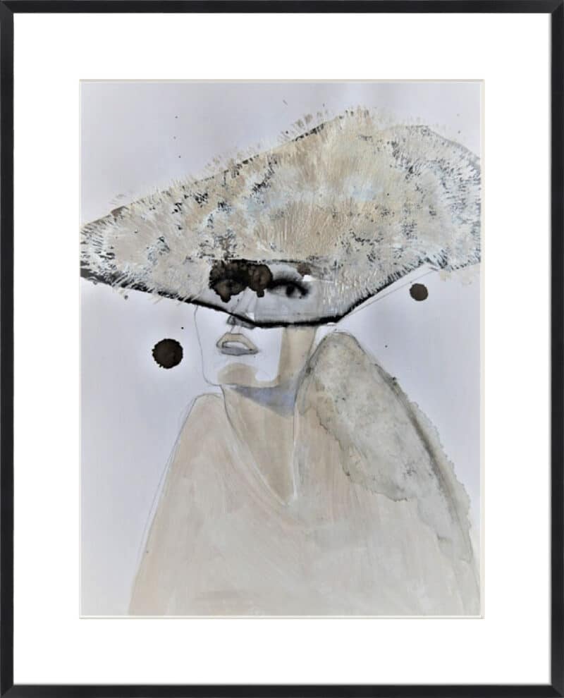 Modern Portrait - 10cm Mount Board Box Black