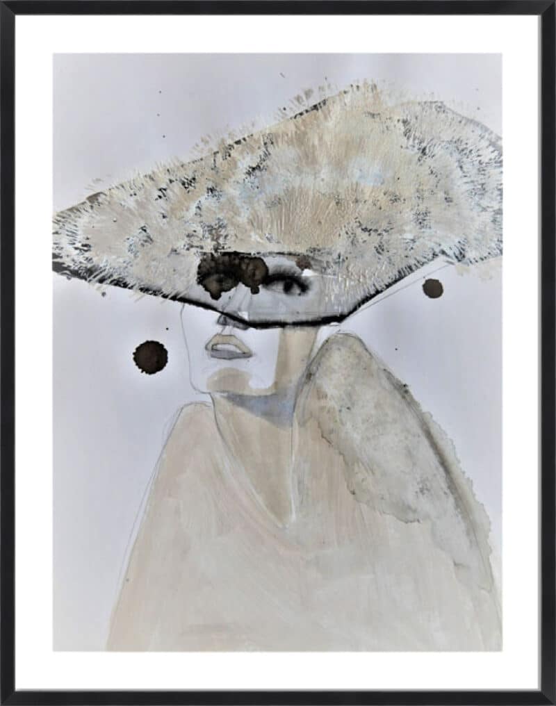 Modern Portrait - 5cm White Border Box Black