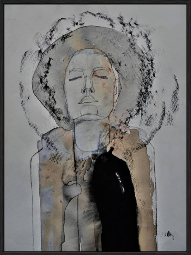 Now II - Canvas Gallery Black