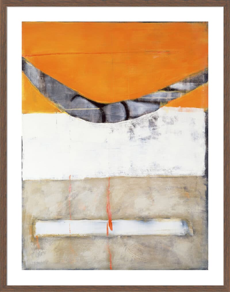 Pathways #11 - 5cm White Border Box Walnut