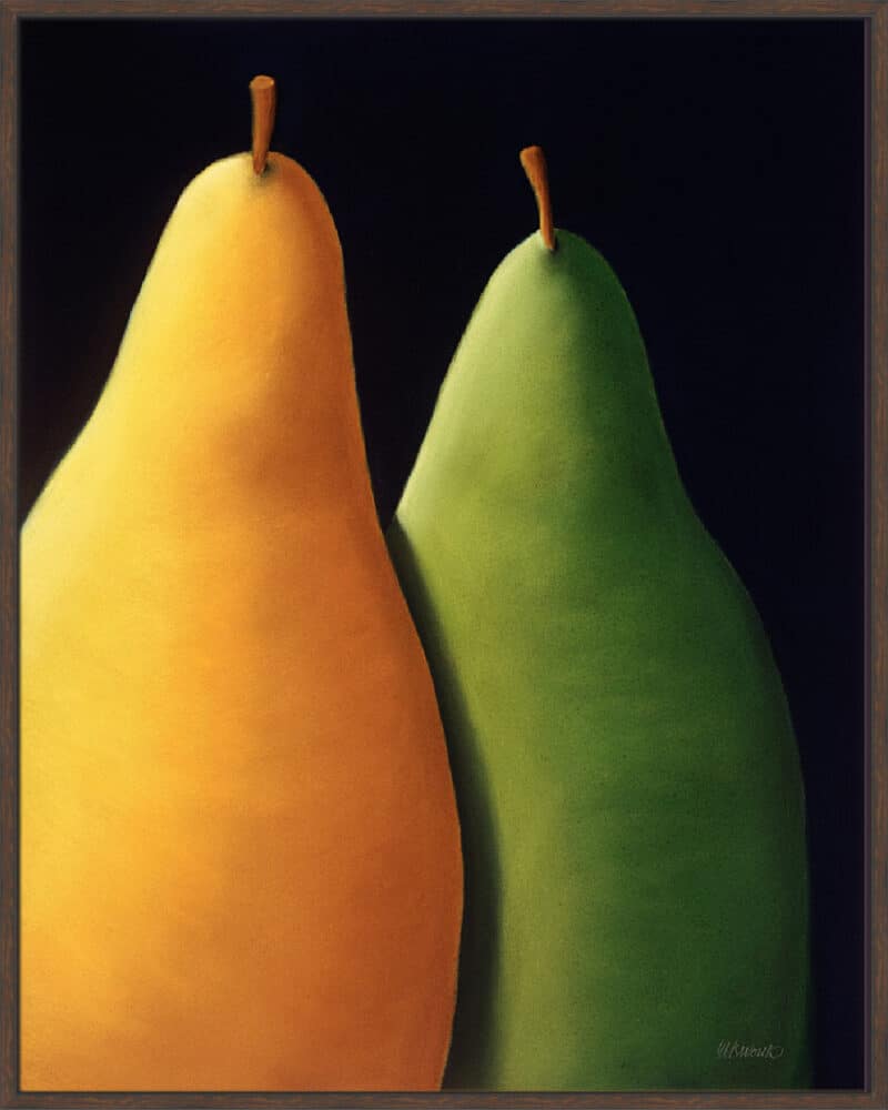 Pears 5 - Canvas Gallery Walnut