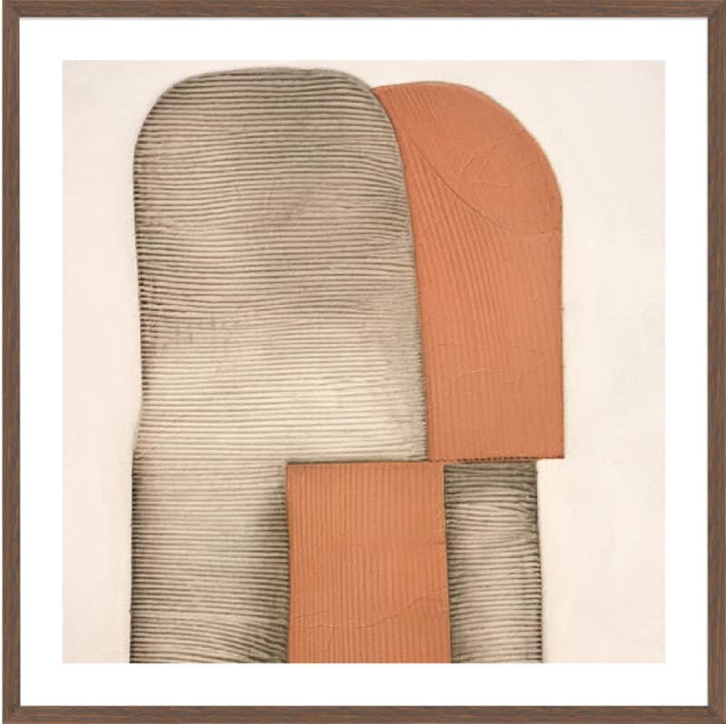 PlissAa II - 5cm White Border Box Walnut