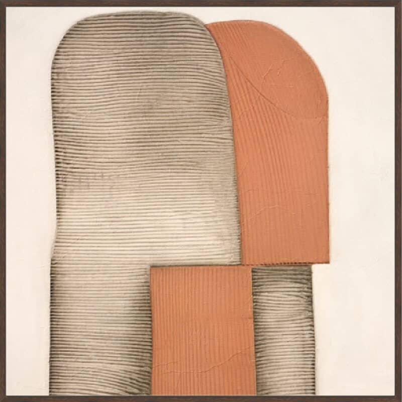 PlissAa II - Canvas Gallery Walnut