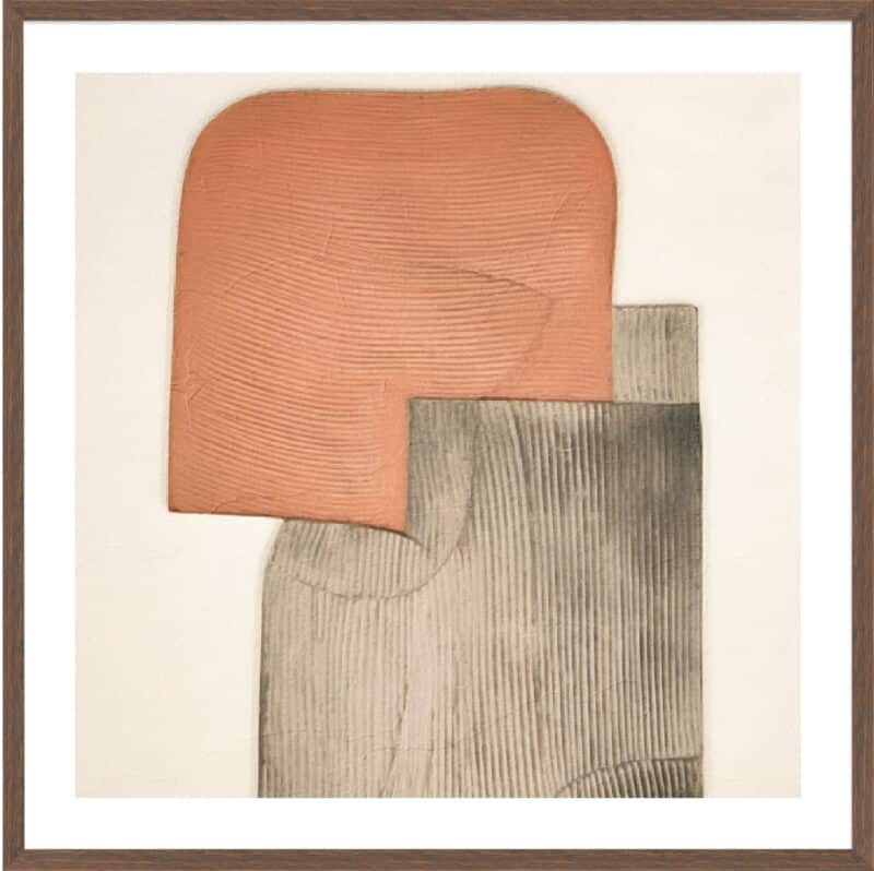 PlissAa I - 5cm White Border Box Walnut