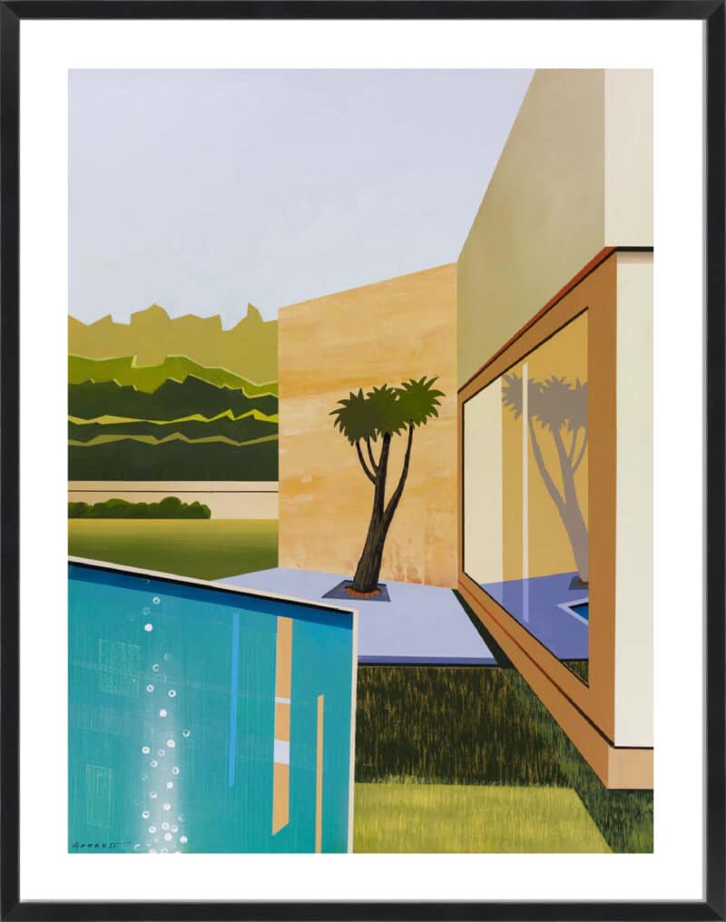 Poolside 3 - 5cm White Border Box Black