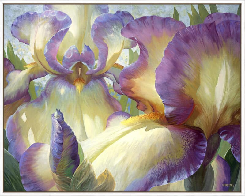 Port Townsend Garden - Canvas Gallery White