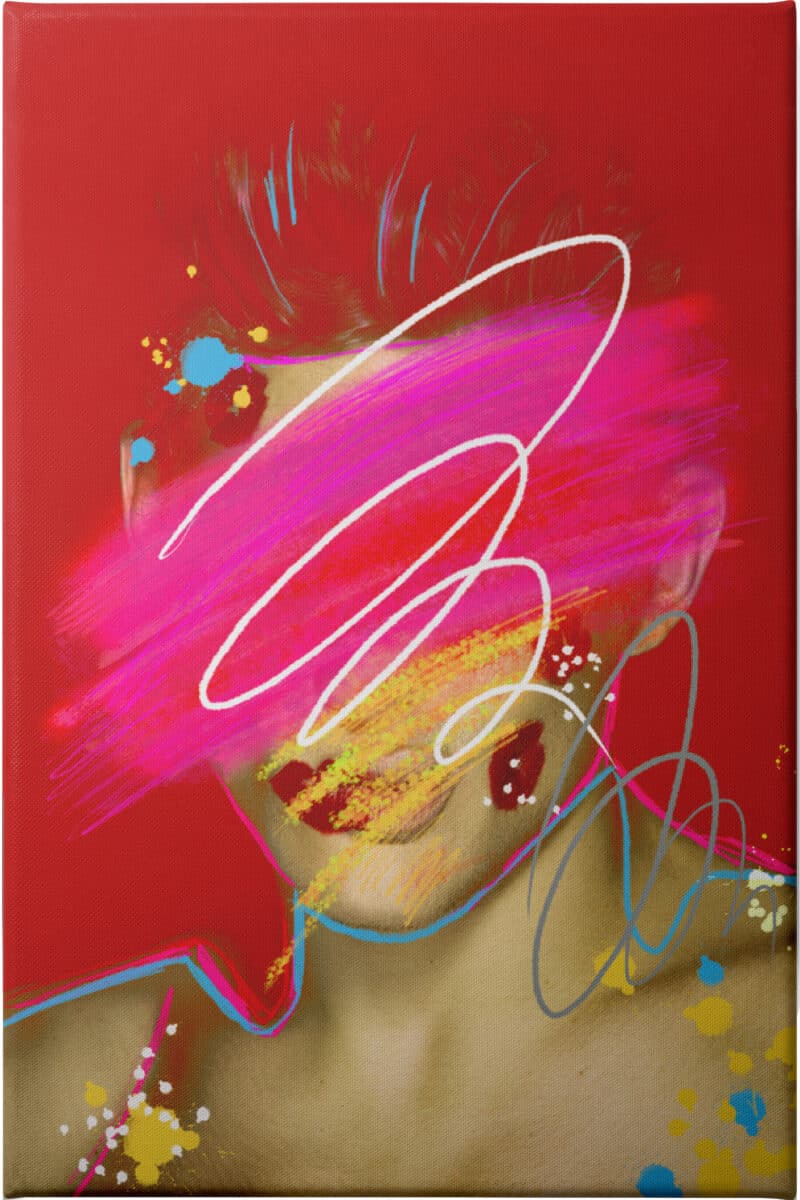 Red - Unframed Canvas Unframed Canvas