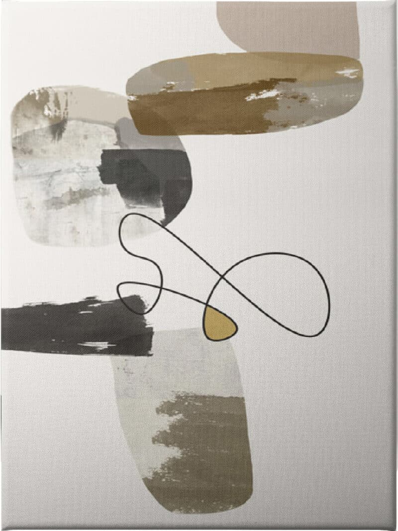 Shapes and Texture 1 - Unframed Canvas Unframed Canvas