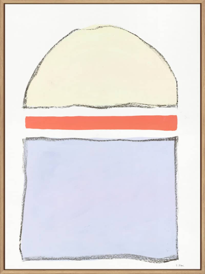 Sherbert Abstract 3 - Canvas Gallery Natural