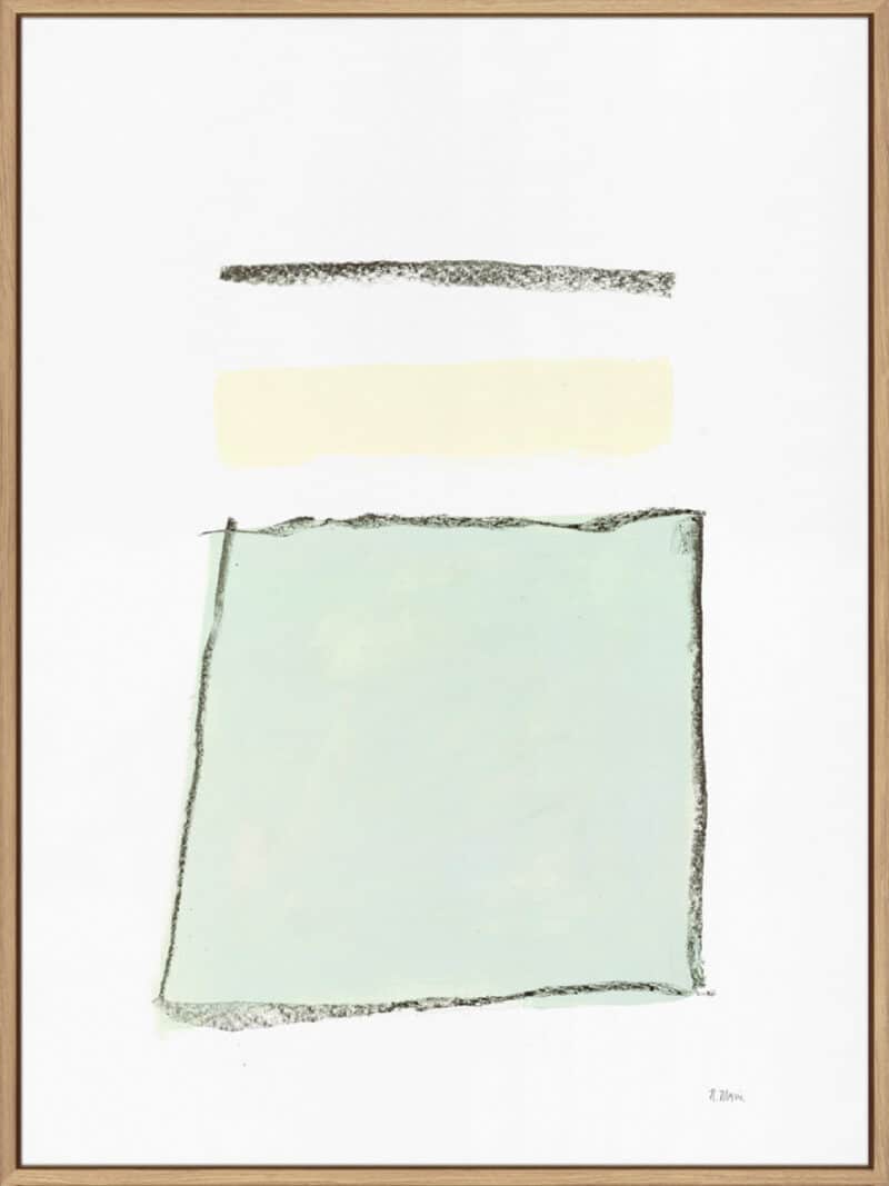 Sherbert Abstract 4 - Canvas Gallery Natural