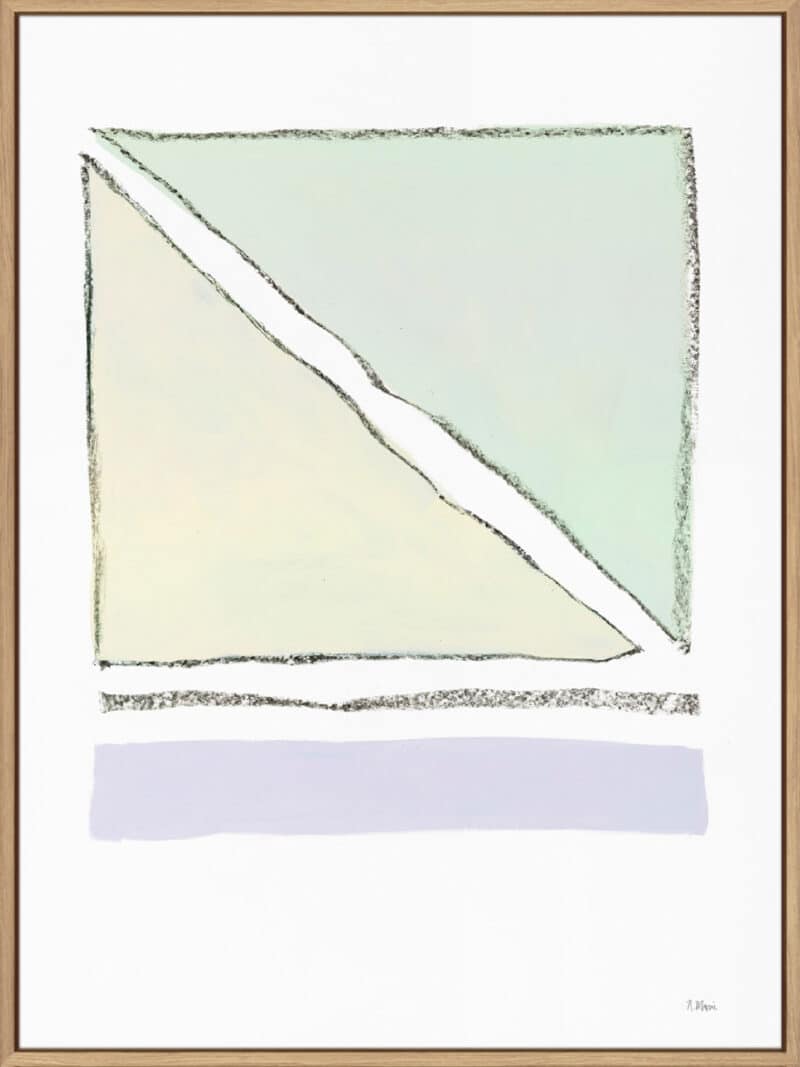 Sherbert Abstract 7 - Canvas Gallery Natural