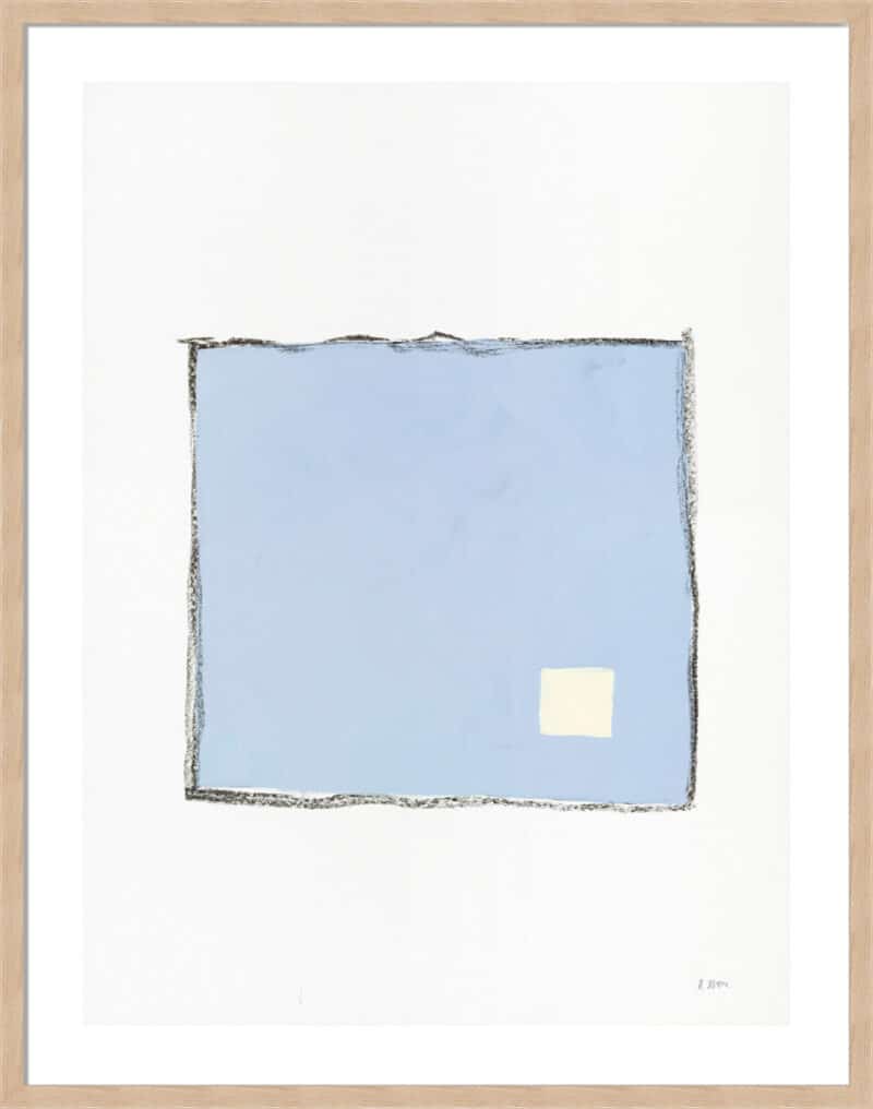 Sherbert Abstract 8 - 5cm White Border Box Natural