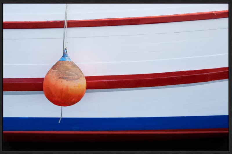 Ship Color Study 2 - Canvas Gallery Black