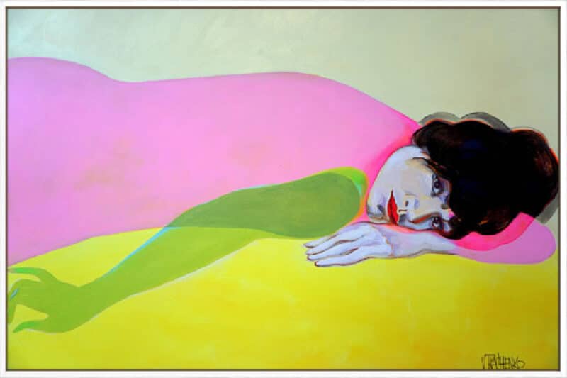 Siesta - Canvas Gallery White